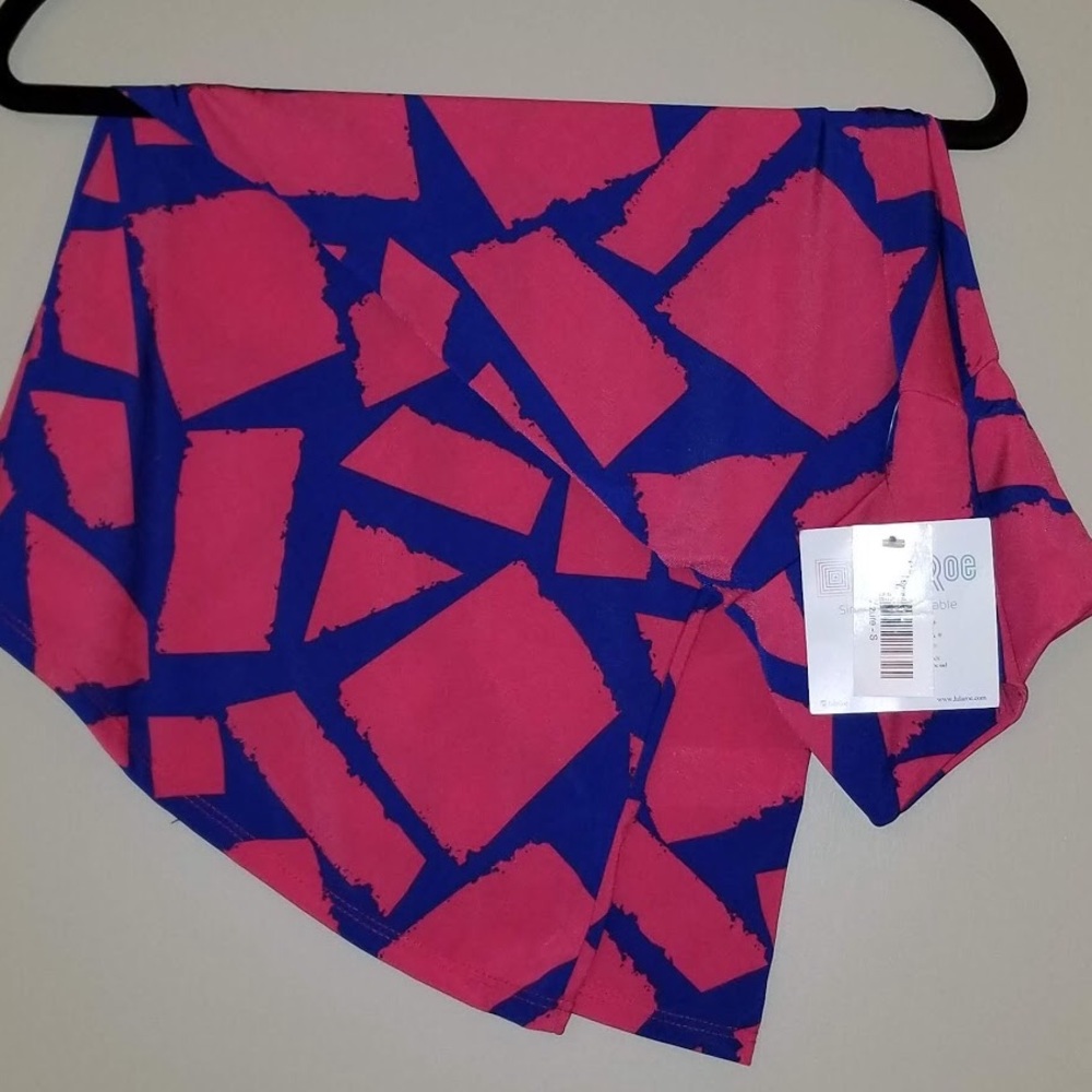 Red and navy Azure skirt